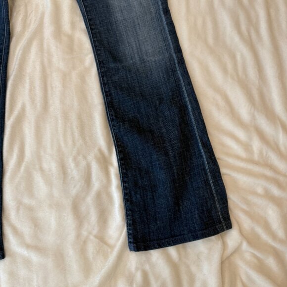 7 For All Mankind “A” Pocket Bootcut Jeans Size 28 Medium Wash - Picture 5 of 13